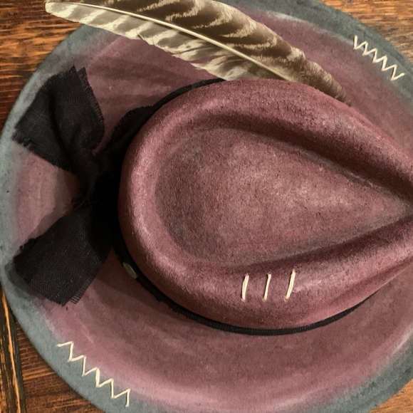 Hand Painted Fedora Hat main image 4